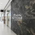 Autumn Rustic Flexible slate veneer used on exteiror wall of a store