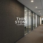 Black Shimmer stone veneer used on wall