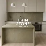 Gold Green Flexible Stone Veneer application in kitchen