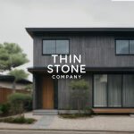 Monsoon Black marble veneer on facade by Ryan Stone Creations