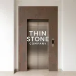 Kund Multi Flexible Slate Stone Veneer on elevator door
