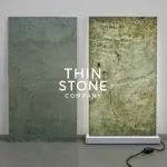 Ocean Green translucent stone veneer backlit effect