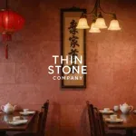 Terra Red Flexible Slate Stone Veneer by Ryan Stone Creations used in a restaurant