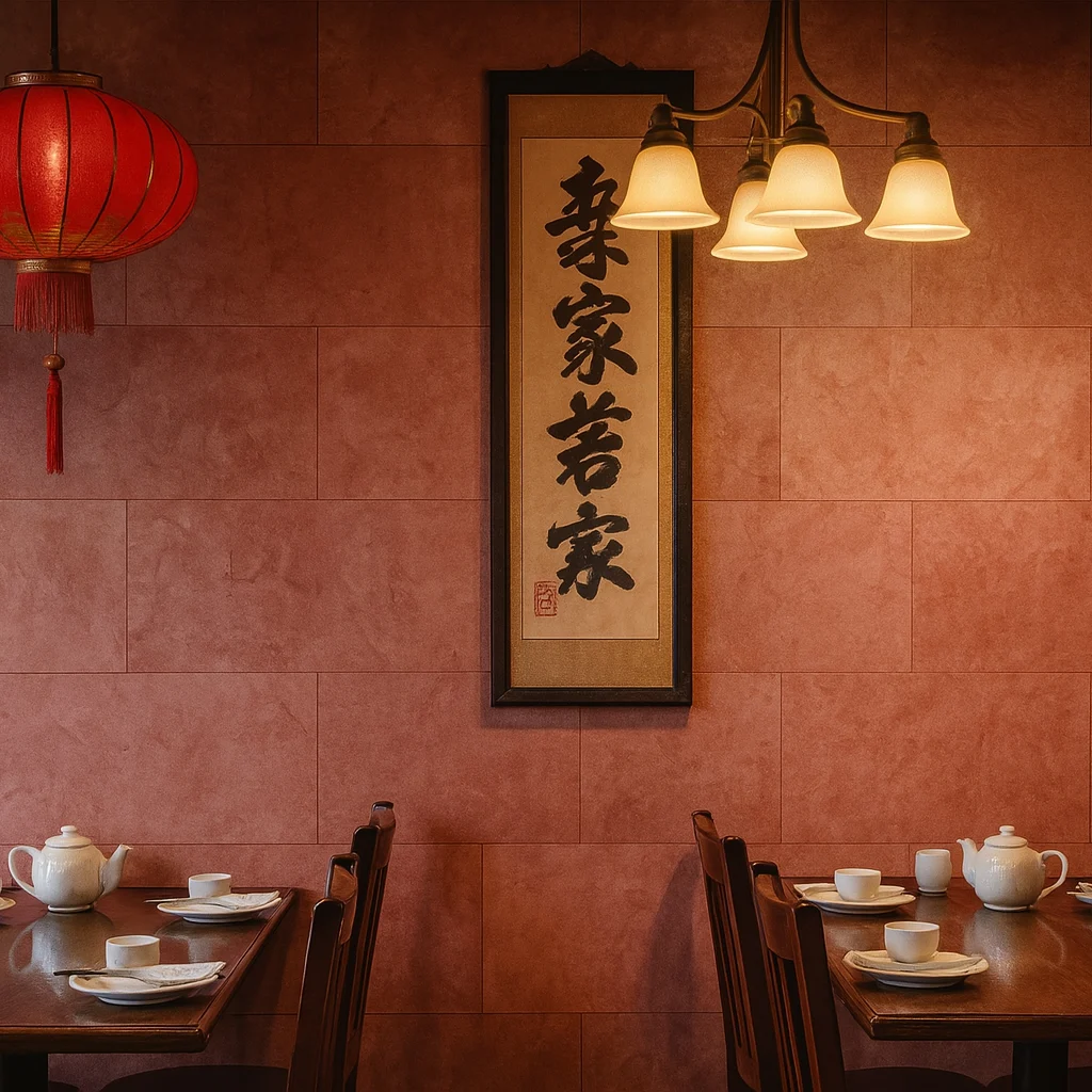 Terra Red Flexible Slate Stone Veneer by Ryan Stone Creations used in a restaurant