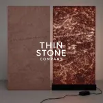 Terra Red translucent stone veneer backlit effect