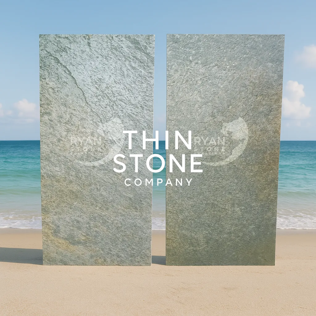 Silver Shine Gold Flexible Slate Stone Veneer Variation