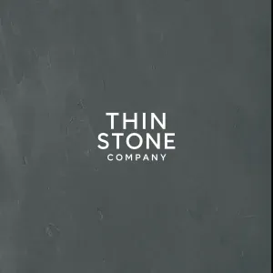 Black translucent stone veneer