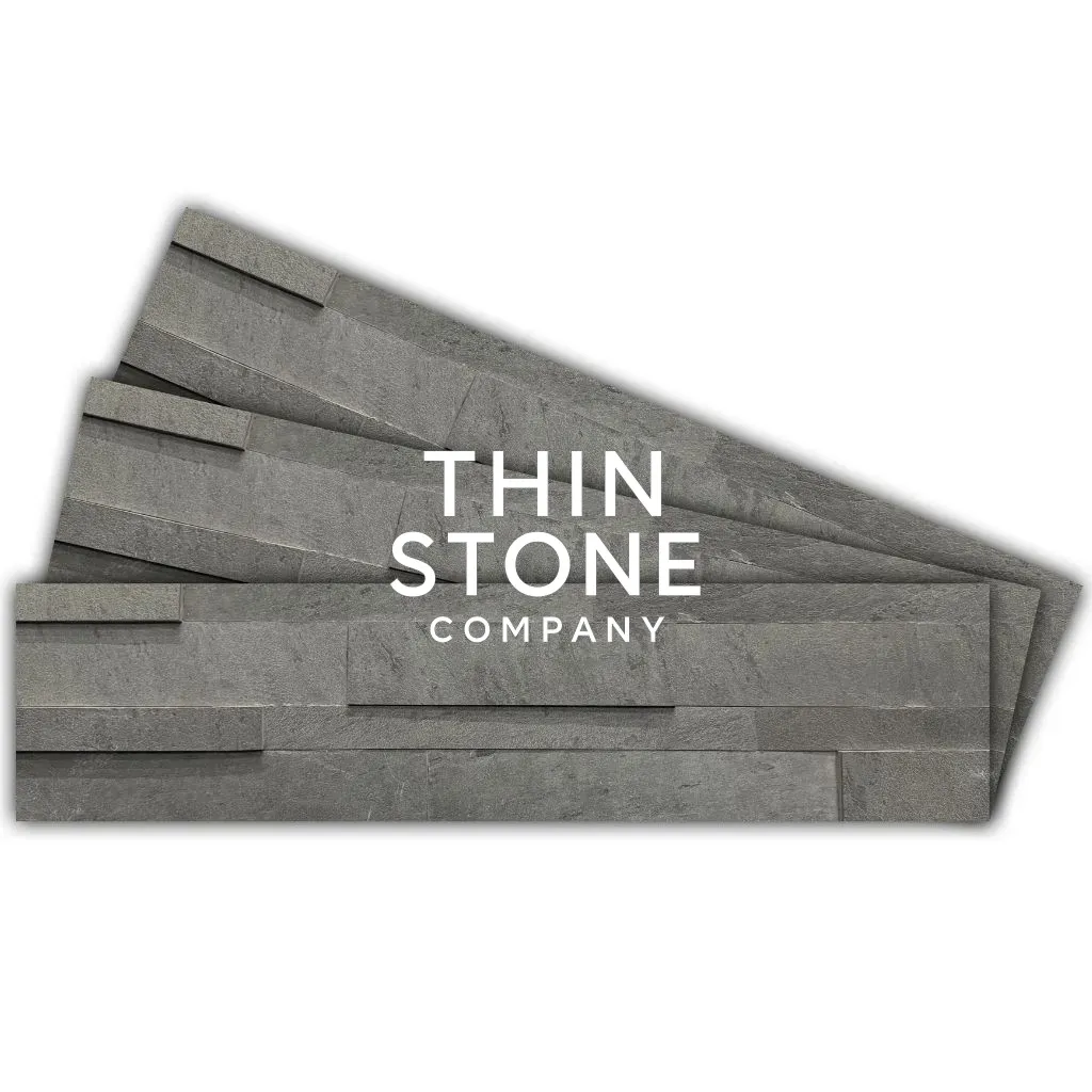 South Grey Slate Veneer Peel and stick 3D wall panel by Ryan Stone Creations
